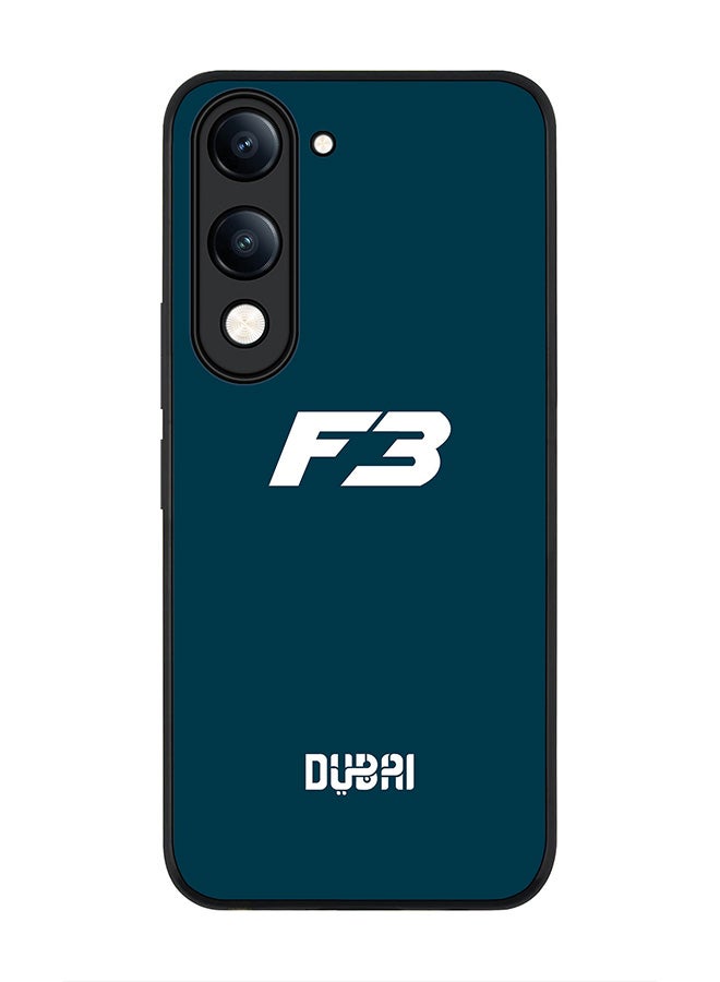 For vivo Y29s 5G / Y19s 5G Case,Slim fit Camera Protection, Shockproof Thin Phone cover  -  Faz3 Dubai Blue